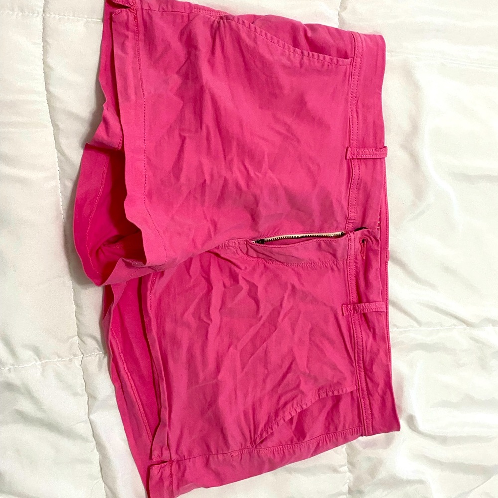 Hot pink American eagle shorts
